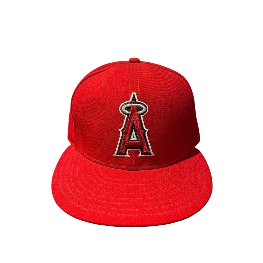 New Era On-field Cool Base 59Fifty 7 3/8 Los Angeles Angels fitted hat USA made